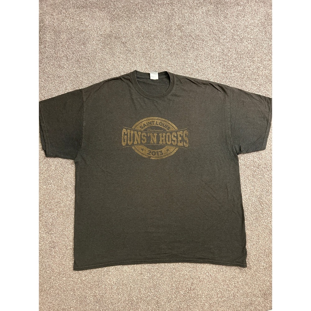 VTG Guns N Hoses T-Shirt Mens 2XL Gray Excellent 2013 Saint Louis Event Tee